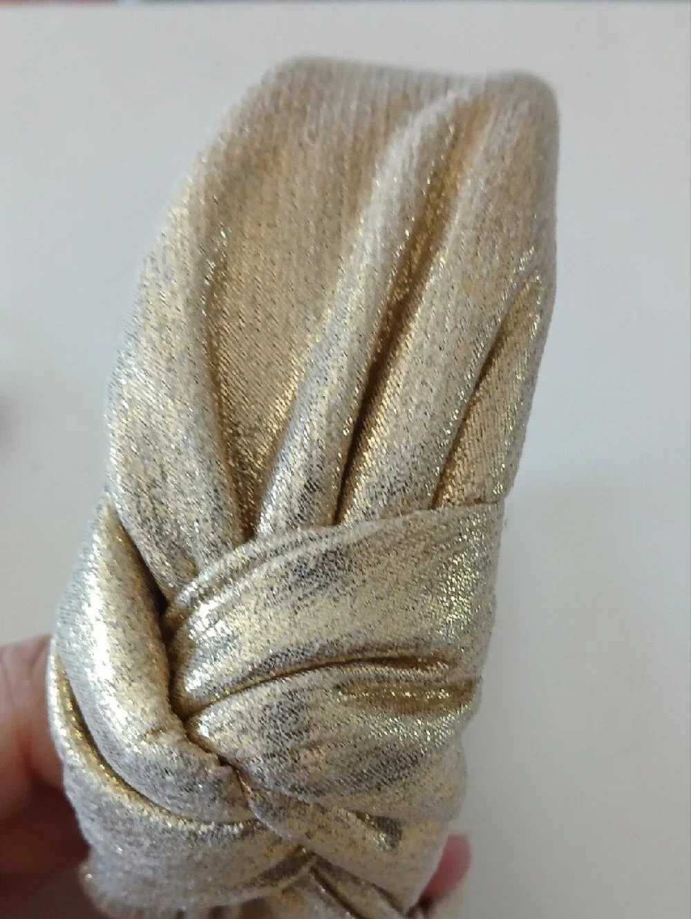Metallic Gold Knotted Headbands- Set Of 2